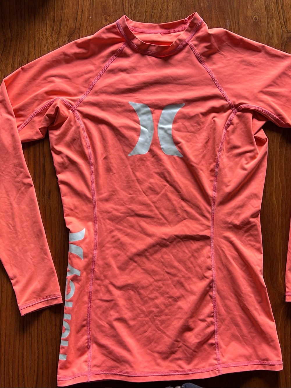 Hurley Coral Long-Sleeve Swim Rash Guard